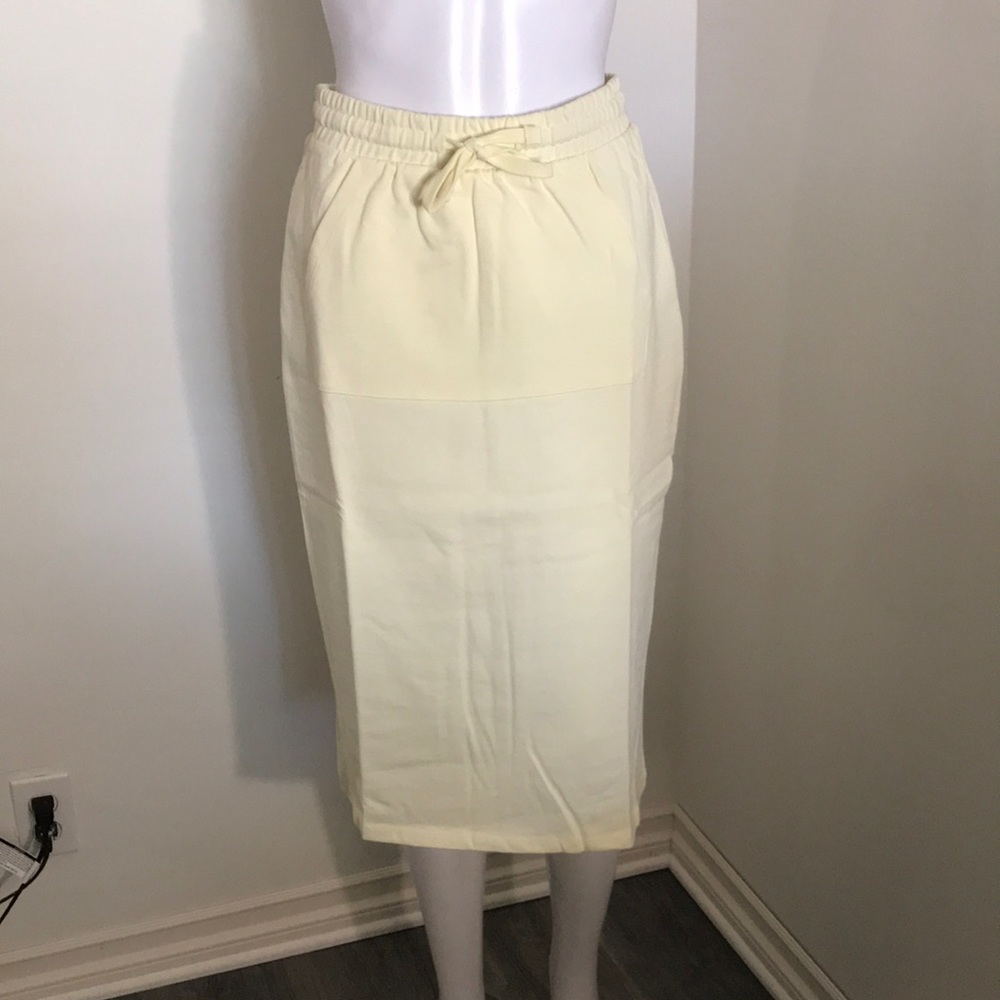 MANGO, Woman's Size Small Yellow Skirt. - Picture 1 of 8
